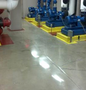 safety striping - pump room